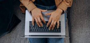 Person using computer